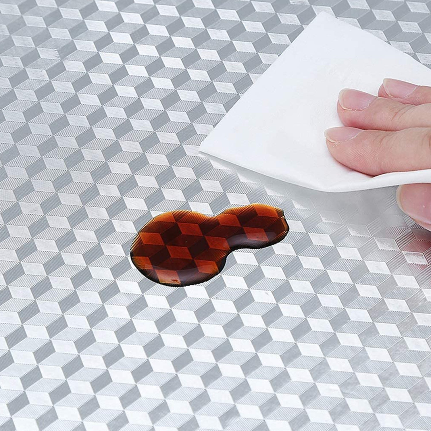9014 2 Meter Aluminium Foil Sticker used in all kitchen purposes to prevent oily and greasy stains of food while cooking. 9014 2 Meter Aluminium Foil Sticker used in all kitchen purposes to prevent oily and greasy stains of food while cooking.